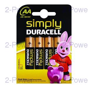 Duracell Simply AA 4 Pack