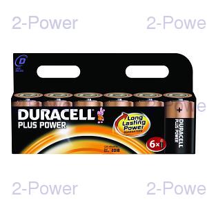 Duracell Plus Power D 6-Pack