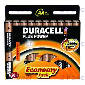 Duracell Plus Power AA 20 Pack