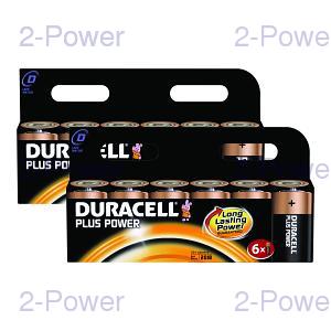 Duracell Plus Power D 2 st 6-Pack