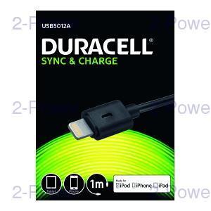 Duracell Lightning till USB-kabel 2m Svart
