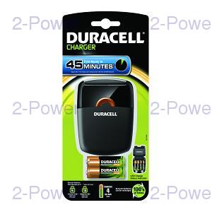 Duracell 1h Laddare + 2 x AA/AAA Cells