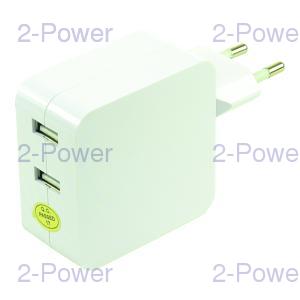Twin USB 4.2A EU Plug AC Adapter