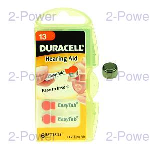 Duracell 1.4v Hörapparat Batteri 6-Pack (DA13)