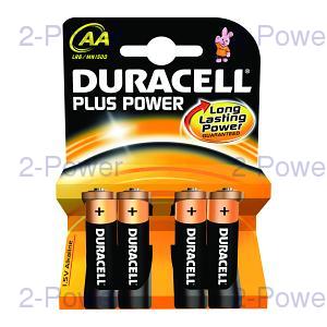 Duracell Plus Power AA 4 Pack